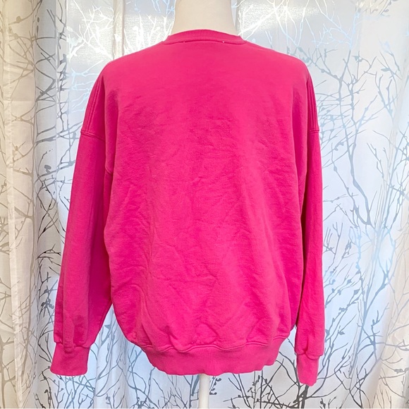 Birger Christensen Berry pink Iris Rotate Sunday crewneck sweatshirt sweater - Picture 7 of 12